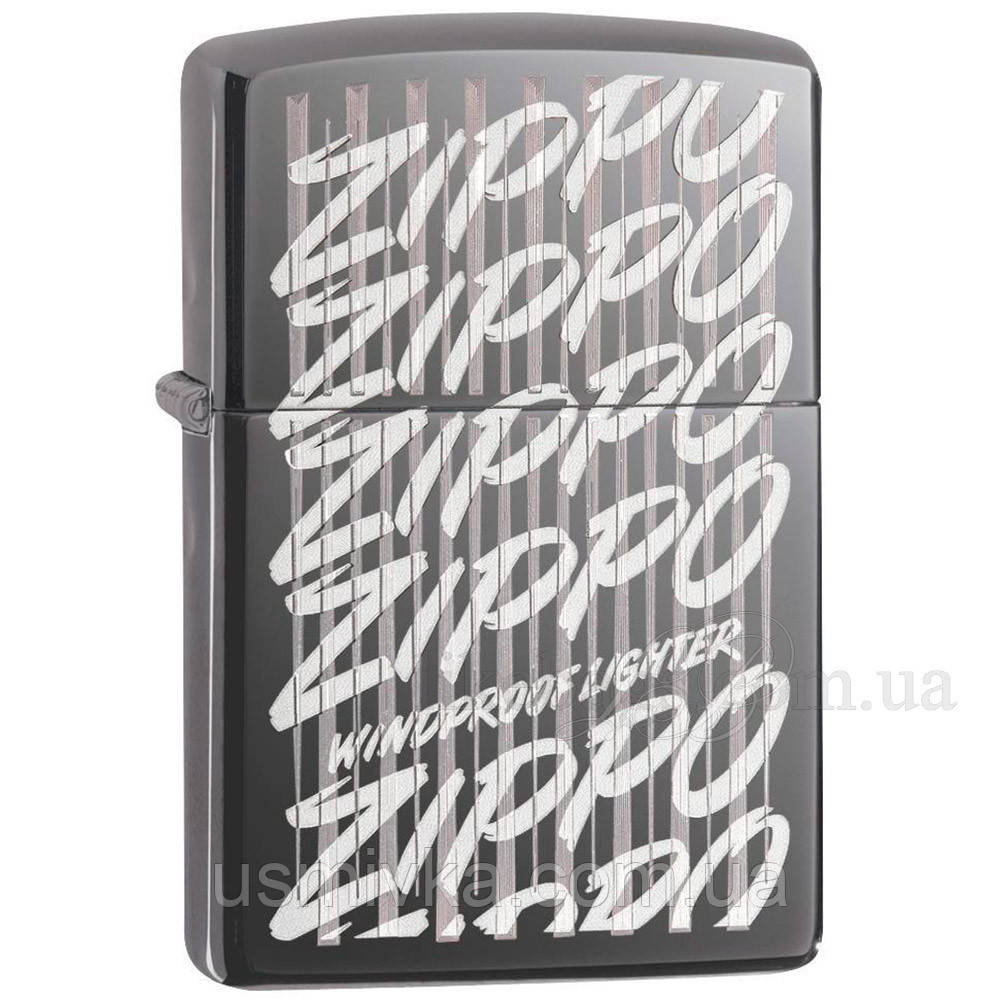 Запальничка Zippo 29631 Zippo Lighter 2018 Black Ice чорна 29631, фото 1