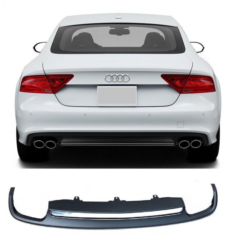 Дифузор Audi A7 4g (10-15) тюнінг обвіс спідниця стиль S7
