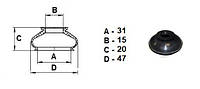 Пыльник универсальный для шаровой опоры, рулевого наконечника (15*31*20)