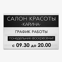 Виготовлення офісних табличок з молочного акрилу, фото 6