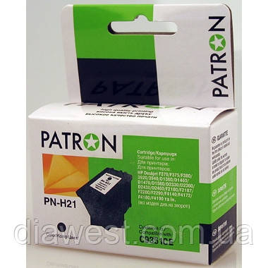 Картридж Patron для HP PN-H21 BLACK (C9351CE) (CI-HP-C9351CE-B-PN)