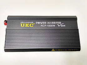 Інвертор перетворювач UKC 12V-220V RCP 1500W, фото 3