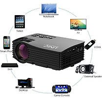 Портативний мультимедійний Проектор LCD UNIC JSQ-UC36 WIFI Black, фото 3