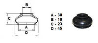 Пыльник универсальный для шаровой опоры, рулевого наконечника (18*30*23)