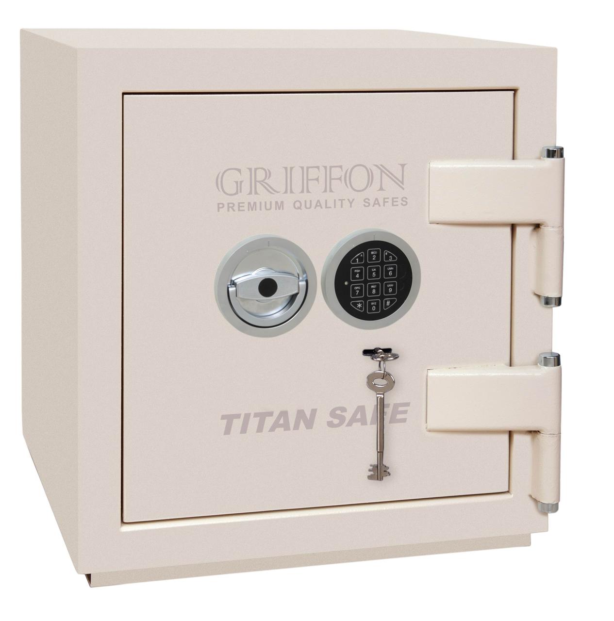Зламостійкій сертифікований сейф  Griffon CL.III.50.КЕ  472(в)х460(ш)х440(гл). 3 клас захисту, 30 хв вогнестійкості. Замки -