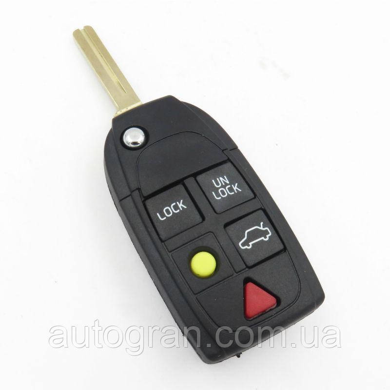 Корпус викидного ключа Volvo 5 кнопок, фото 1
