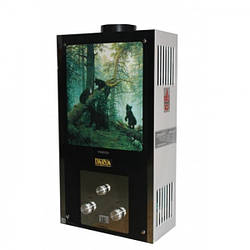 Газова колонка Darya JSD 10 GT 19 LCD Ведмеді газовий проточний водонагрівач