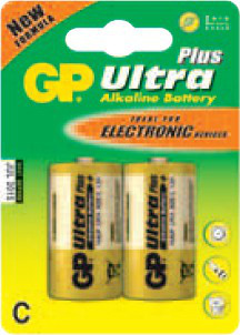 Батарейка GP C GP Ultra Plus Alkaline LR14 * 2 (14AUP-U2), фото 1