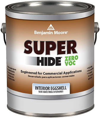 Акрилова фарба на водній основі Super Hide Benjamin Moore, яєчна шкаралупа, 0.946 л, фото 1