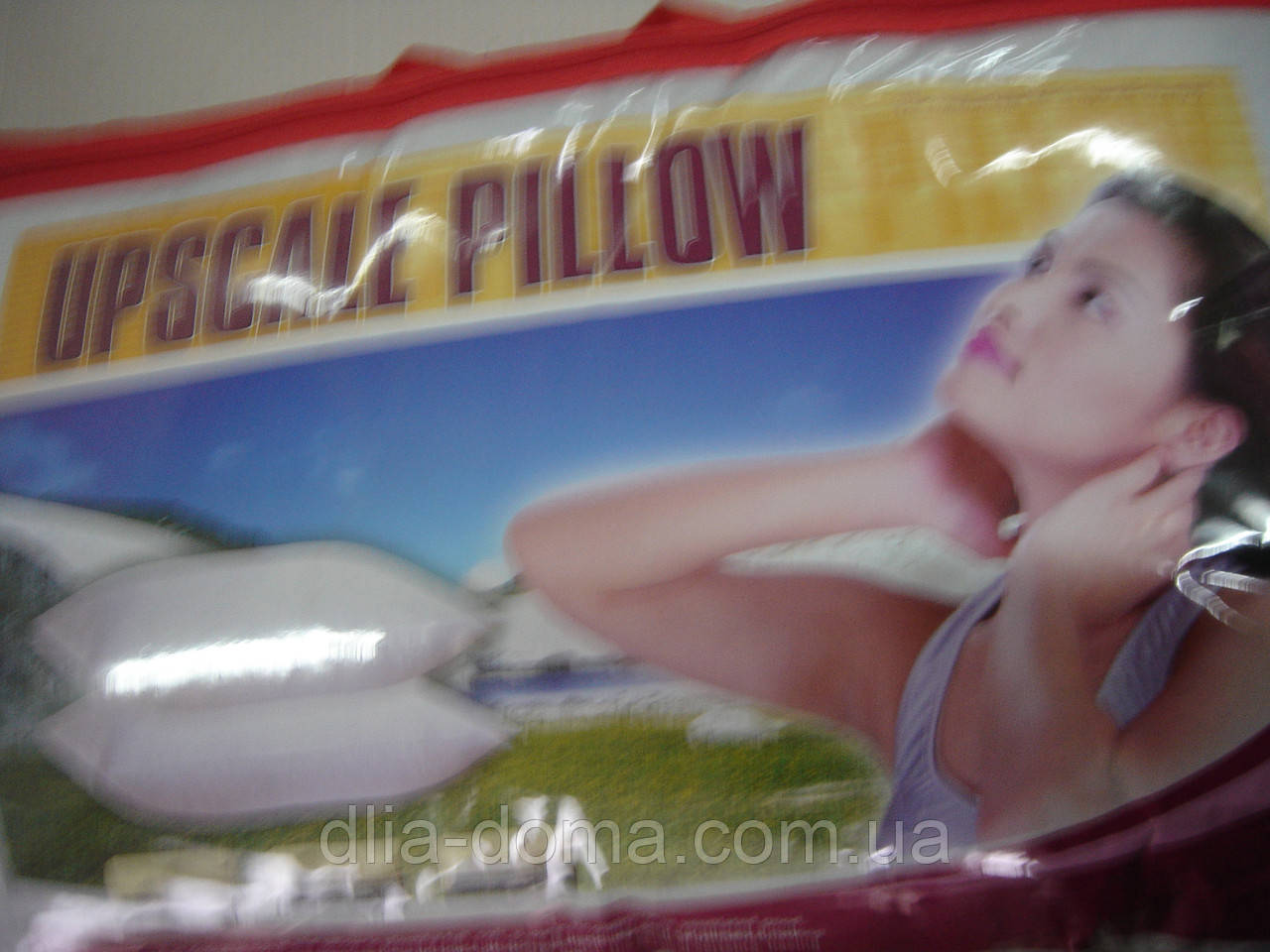 Подушка розмір 50х70 силіконова., фото 1