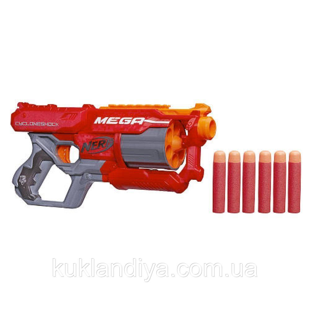 Бластер Нерф Мега Циклон Шок Nerf N-Strike Elite Mega CycloneShock Blaster, фото 1