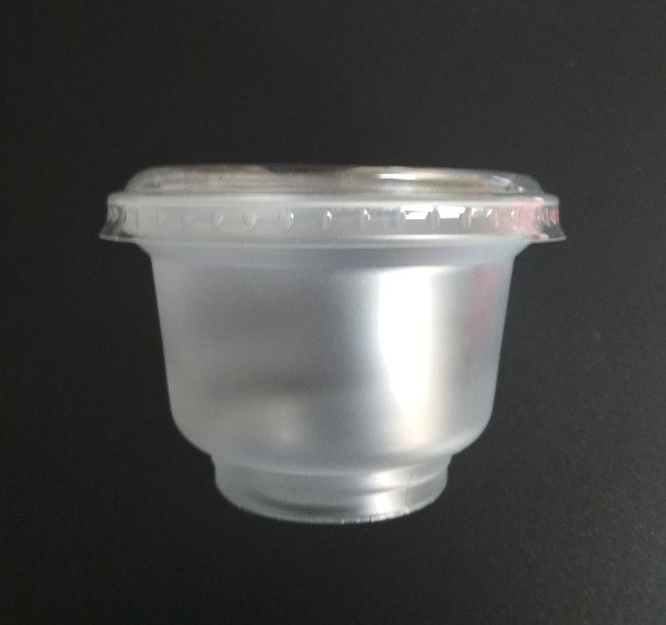 Стакан 200мл з плоскою кришкою, фото 1