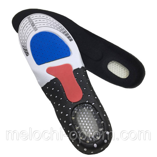 Устілки для взуття ортопедичні з антишоковой захистом п'яти 