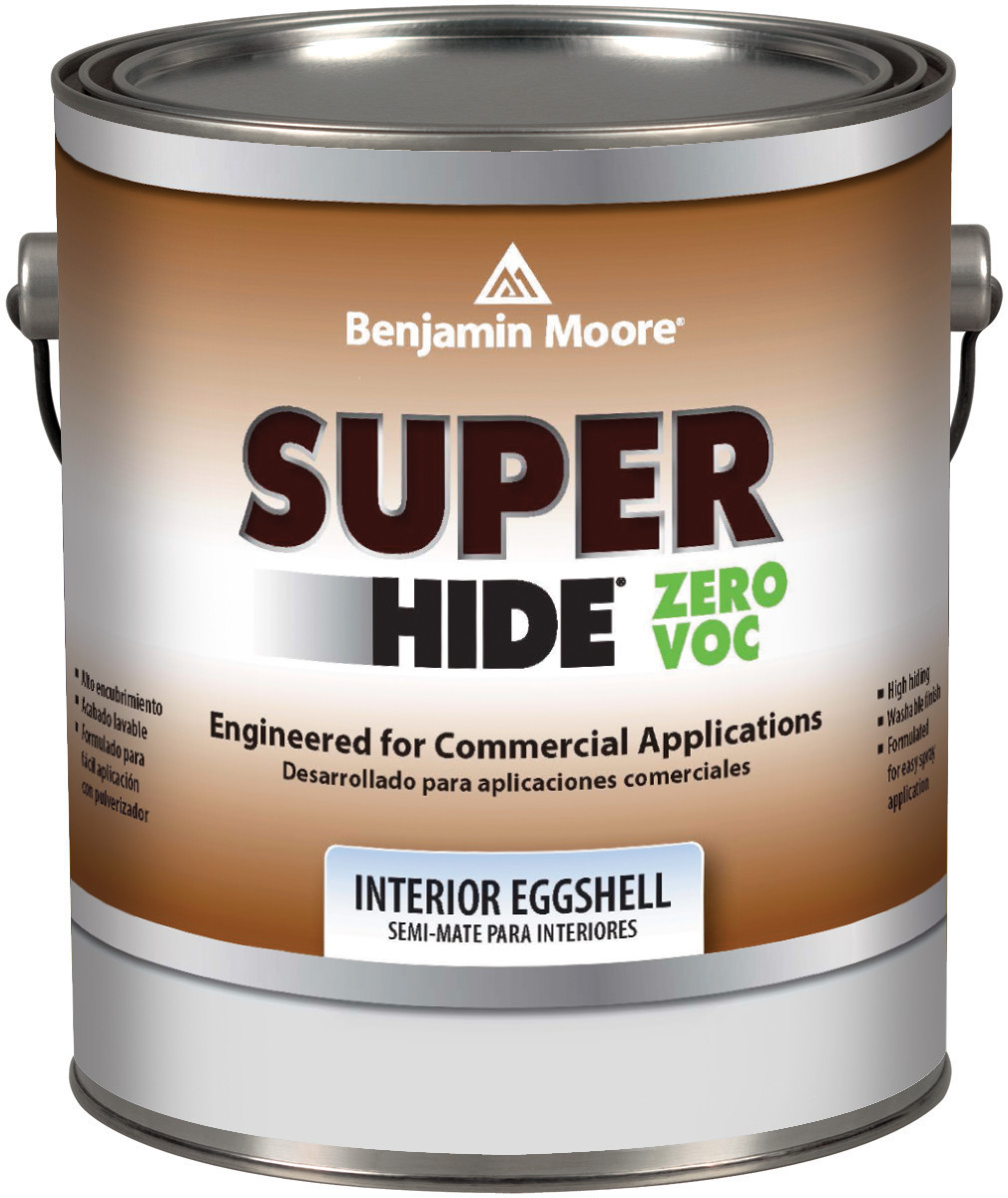 Акрилова фарба на водній основі Super Hide Benjamin Moore, яєчна шкаралупа, 3.78л