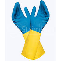 Рукавички (латекс+неопрен) хімстійки Duo-Mix