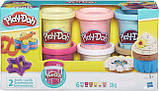 Пластилін Play-Doh 6 баночок з конфеті B3423, фото 2