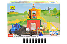 Констр. блочний типу "Duplo" 41 дет. "Happy farm" HG-1363 р.37,5х10х25,5 см., шт
