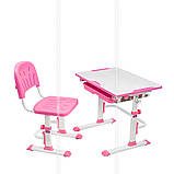 Дитяча парта, що росте, зі стільчиком Cubby LUPIN Pink+лампа Cubby Ma3, фото 2