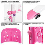 Розширююча парта для дому Cubby KARO Pink+лампа Cubby Ma3, фото 5