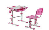 Розширююча парта для дому Cubby KARO Pink+лампа Cubby Ma3, фото 2