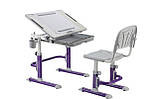 Розширююча парта для дому Cubby KARO Purple+лампа Cubby Ma3, фото 3