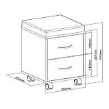 Дитяча тумбочка FunDesk SS15W Pink, фото 2