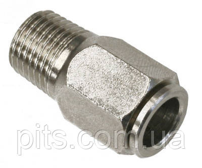 Конектор для труби 1/4" х 1/4", різь зовнішня, фото 1