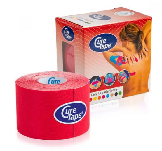

Кинезио тейп CURETAPE Classic (Южная Корея) Красный