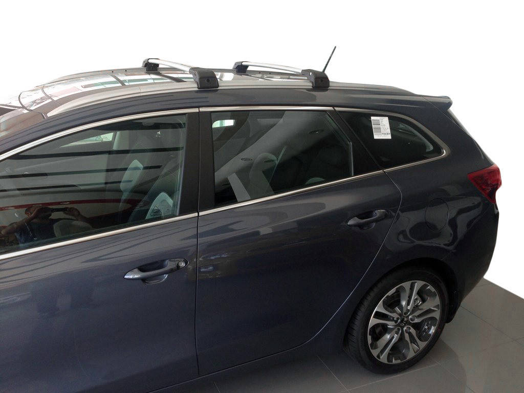 

Поперечины под ключ (2 шт) Черный для Kia Ceed 2012-2018 гг.