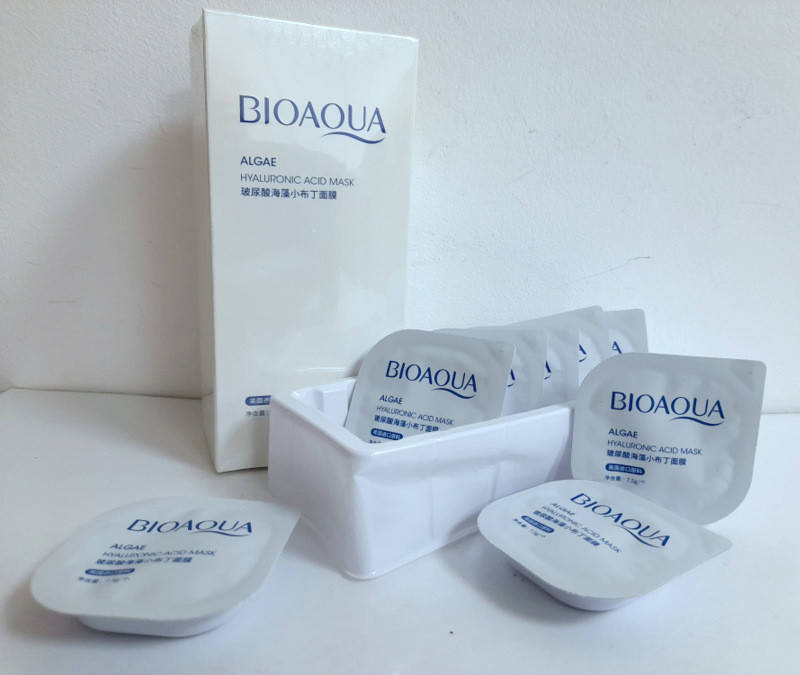 

Маска для лица омолаживающая увлажняющая Bioaqua Algae Hyaluronic Acid 7.5 мл BQY22699