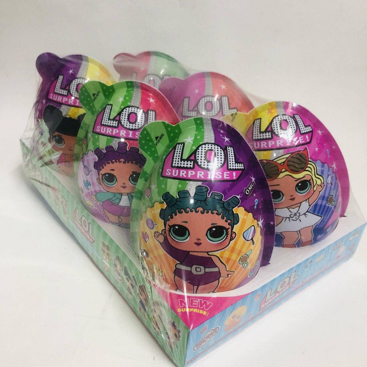 

Яйца пластиковые ДЖОЙ LOL Chocolate с сюрпризом