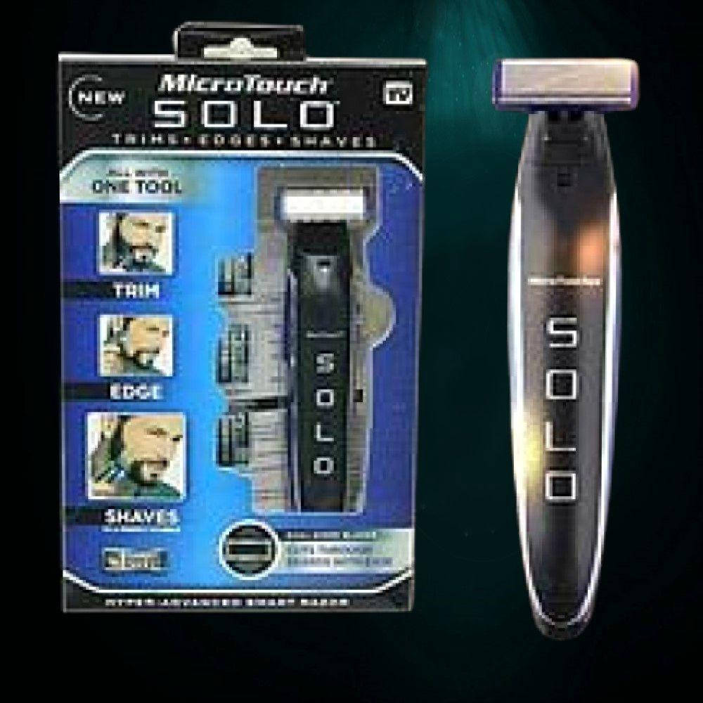 

Триммер для для бритья и стрижки бороды 3 в 1 MICRO TOUCH SOLO Trimmer ART-368