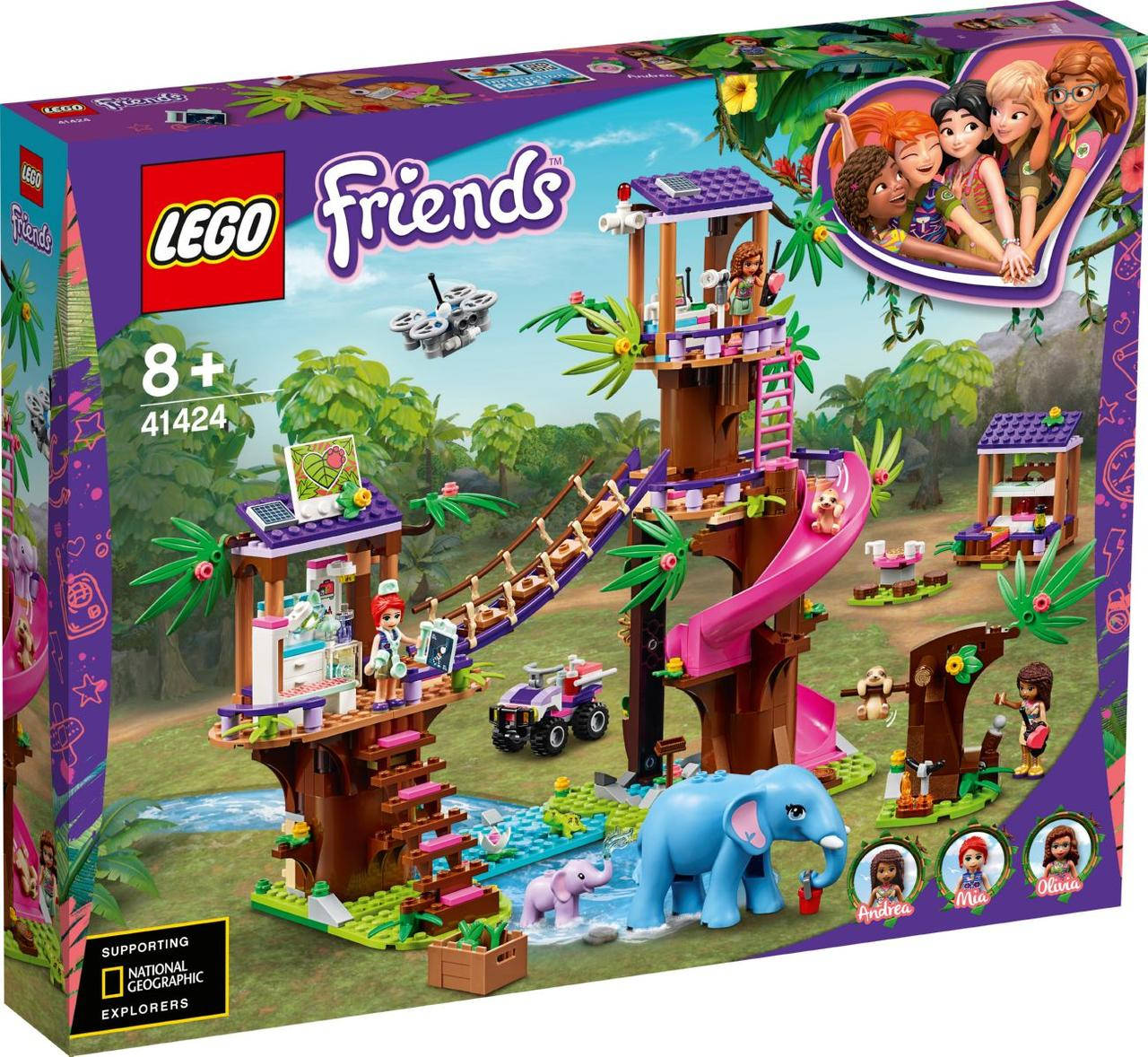 

Lego Friends Джунгли: штаб спасателей 41424