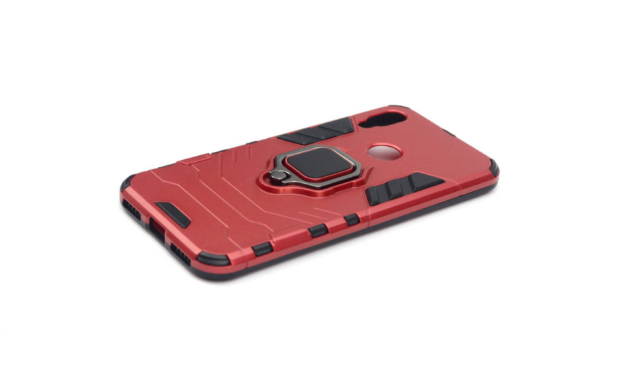 

Бронированный чехол для Huawei Honor 8A с кольцом Red, Красный