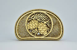 Дерев'яна підставка для серветок