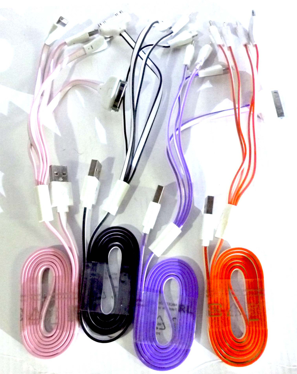 Кабель  USB - 4 in 1 flat