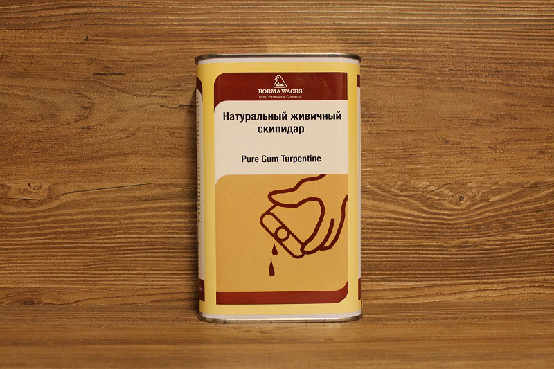 Живичный скипидар (масло терпентиновое), Pure Terpentine, 1 литр, Borma ...