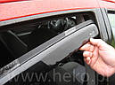 Дефлектори вікон (вітровики) Skoda RAPID 2012R.->/Seat Toledo 2013 5D 4шт(Heko), фото 7