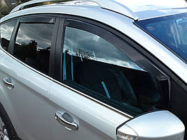 Дефлектори вікон (вітровики) Toyota VERSO c 2009+ 5D (вставні, 4 шт.) (HEKO)