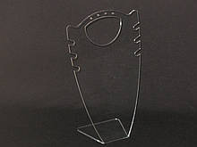 Акрилова підставка Стенд 18,5 см для ювелірних наборів під сережки та ланцюжки