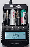 Зарядний пристрій інтелектуальний Raymax RM505(4xAA/4xAAA/КРОНА) Ni-MH/Ni-CD (з тестом місткості), фото 2