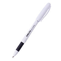 Ручка гелева Delta DG2045-01 корпус білий, пише чорним