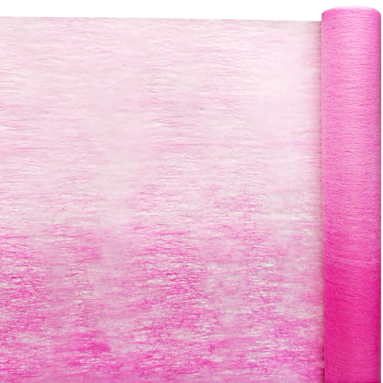 Флізелін двоколірний рожевий з яскраво-рожевим 50 см х 10 м