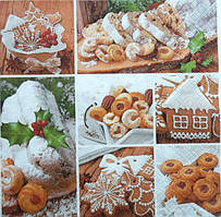 Серветка для декупажа 33х33см, НГС-13