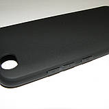 Силіконовий матовий чохол для Xiaomi Redmi Note 5A (Чорний), фото 2
