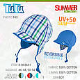 Шапка для мальчика двухсторонняя TuTu арт. 3-003631(50-52) UV+50, фото 8