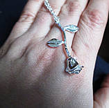 Сріблястий кулончик "Роза" від студії LadyStyle.Biz, фото 4