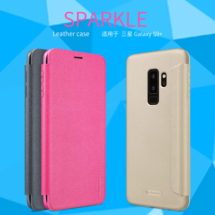 Шкіряний чохол Nillkin Sparkle для Samsung Galaxy S9 Plus (3 кольори)