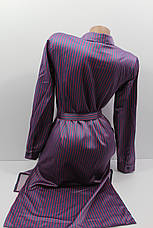 Плаття-сорочка в смужку з подовженою спиною оптом VSA , фото 2