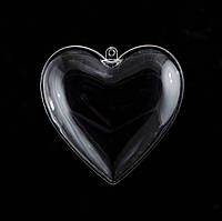 Пластиковая форма для декора Santi Сердце 10 см (740888)